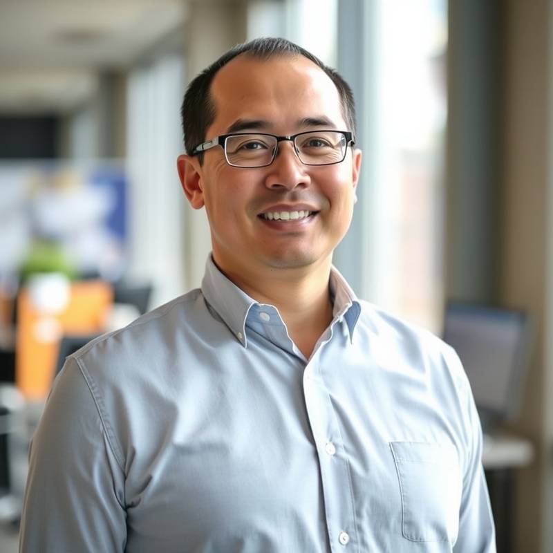 Portrait of David Lee, Engineering Lead at Global Dynamics